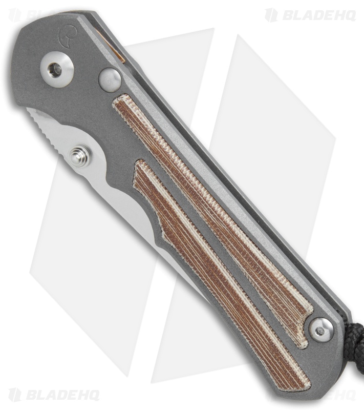 Chris Reeve Knives Large Inkosi Insingo Frame Lock Knife w/ Micarta (3.5" SW) 