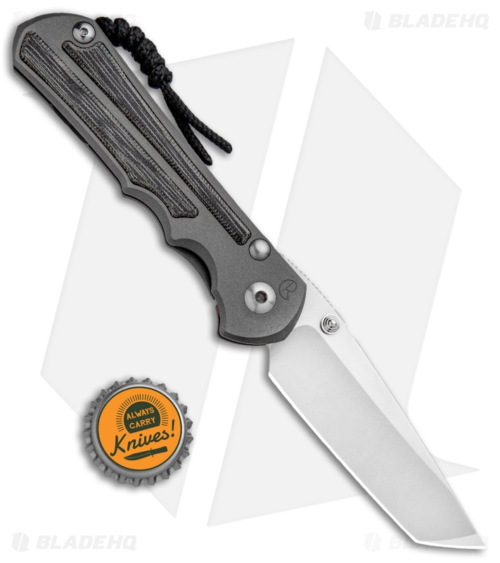 Chris Reeve Knives Large Inkosi Left Hand Frame Lock Knife Micarta (3.5" SW)
