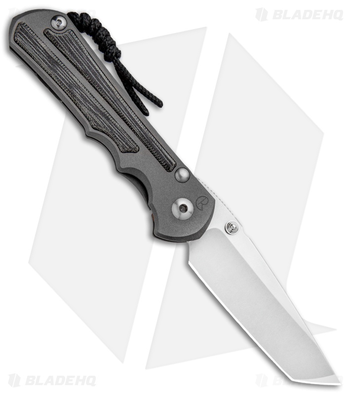 Chris Reeve Knives Large Inkosi Left Hand Frame Lock Knife Micarta (3.5" SW)