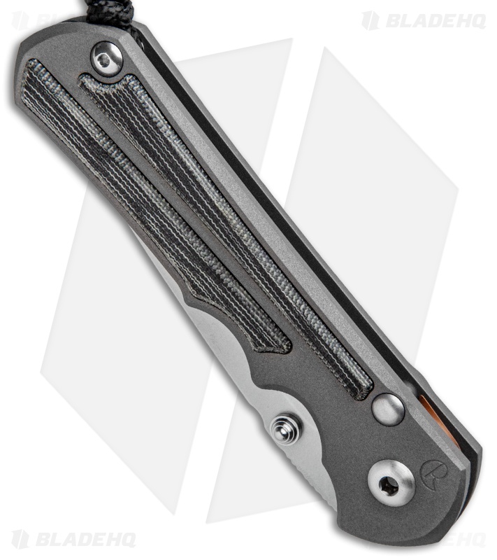Chris Reeve Knives Large Inkosi Left Hand Frame Lock Knife Micarta (3.5" SW)