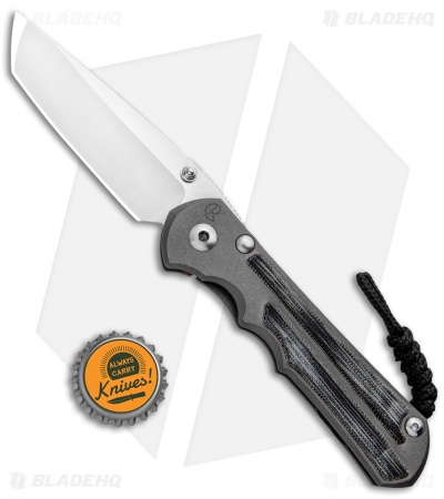 Chris Reeve Knives Large Inkosi Tanto Frame Lock Knife Micarta (3.5" SW) CRK