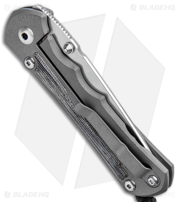 Chris Reeve Knives Large Inkosi Tanto Frame Lock Knife Micarta (3.5" SW) CRK