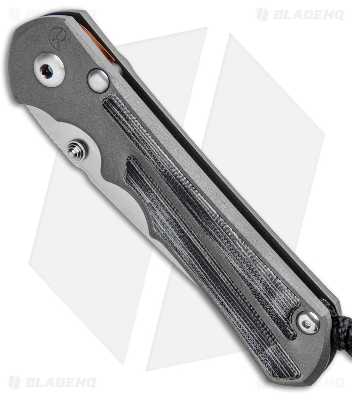 Chris Reeve Knives Large Inkosi Tanto Frame Lock Knife Micarta (3.5" SW) CRK
