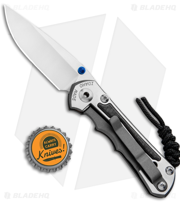 Chris Reeve Knives Left-Hand Small Inkosi Knife CF Inlays (2.75" SW) CRK