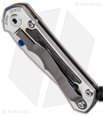Chris Reeve Knives Left-Hand Small Inkosi Knife CF Inlays (2.75" SW) CRK