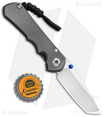 Chris Reeve Knives Left-Hand Small Inkosi Tanto Frame Lock Knife (2.75" SW)