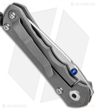 Chris Reeve Knives Left-Hand Small Inkosi Tanto Frame Lock Knife (2.75" SW)