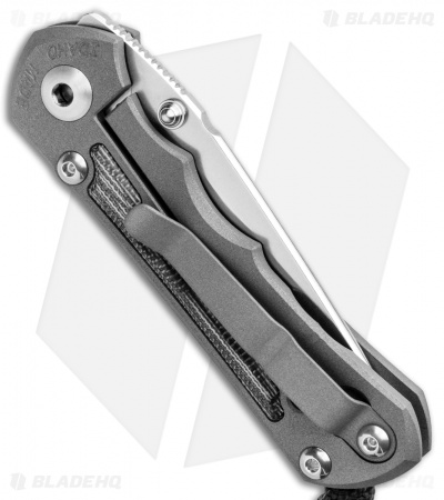Chris Reeve Knives Small Inkosi Tanto Frame Lock Knife Black Micarta (2.75" SW)