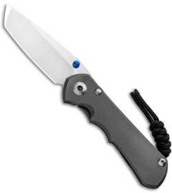 Chris Reeve Knives Small Inkosi Tanto Frame Lock Knife (2.75" Stonewash) CRK