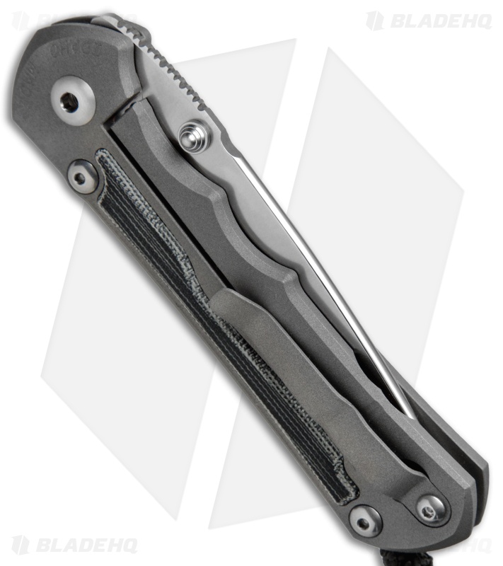 Chris Reeve Knives Large Inkosi Knife Black Canvas Micarta Inlays (3.5" SW) CRK
