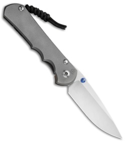 Chris Reeve Knives Large Inkosi Left Hand Frame Lock Knife (3.5" Stonewash) CRK