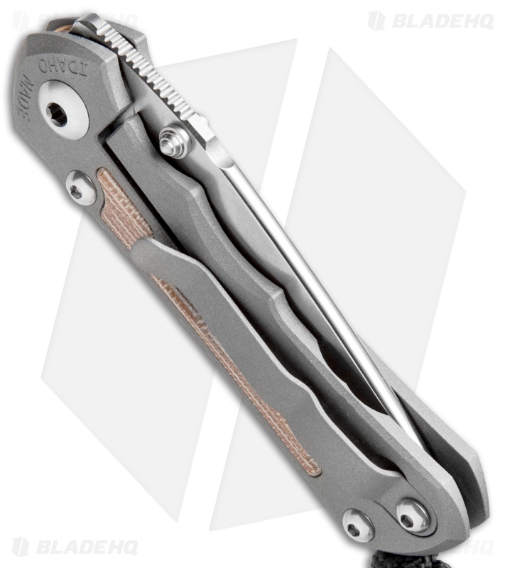 Chris Reeve Knives Small Inkosi Frame Lock Knife Natural Micarta (2.75" SW) CRK