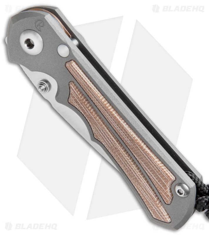 Chris Reeve Knives Small Inkosi Frame Lock Knife Natural Micarta (2.75" SW) CRK