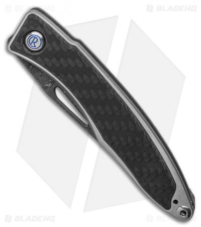 Chris Reeve Mnandi Gentleman's Knife Carbon Fiber (2.75" Ladder Damascus) 