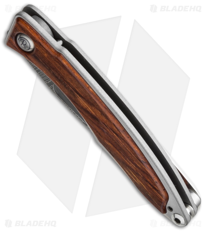 Chris Reeve Mnandi Folding Knife Cocobolo (2.75" Ladder Damascus)