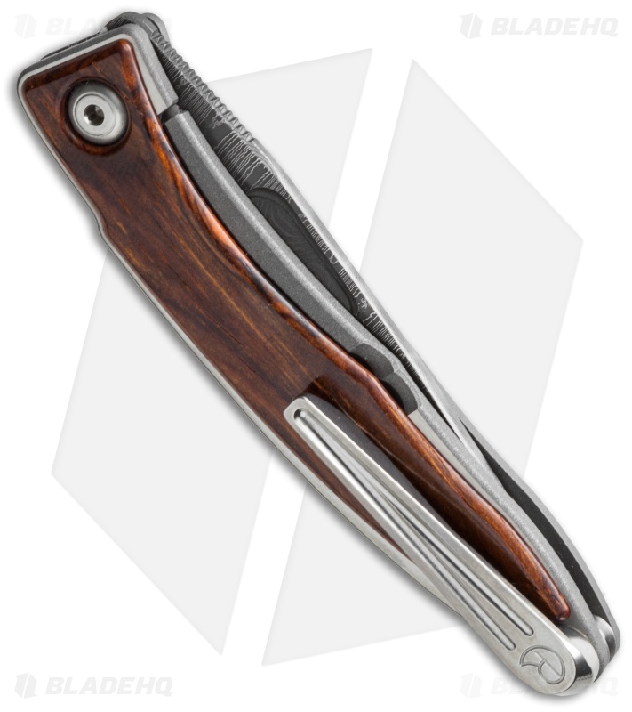 Chris Reeve Mnandi Folding Knife Cocobolo (2.75" Ladder Damascus)