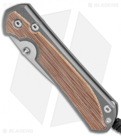 Chris Reeve Large Sebenza 31 MagnaCut  Knife Natural Micarta (3.625" Stonewash)