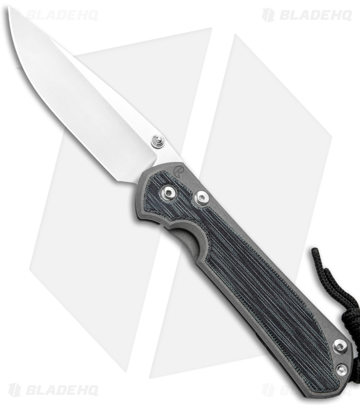 Chris Reeve Large Sebenza 31 Black Micarta Double Lug (3.625