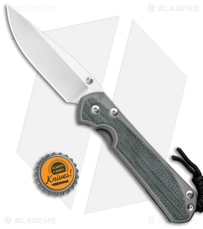 Chris Reeve Large Sebenza 31 - Manual Folding Knife | Black Micarta