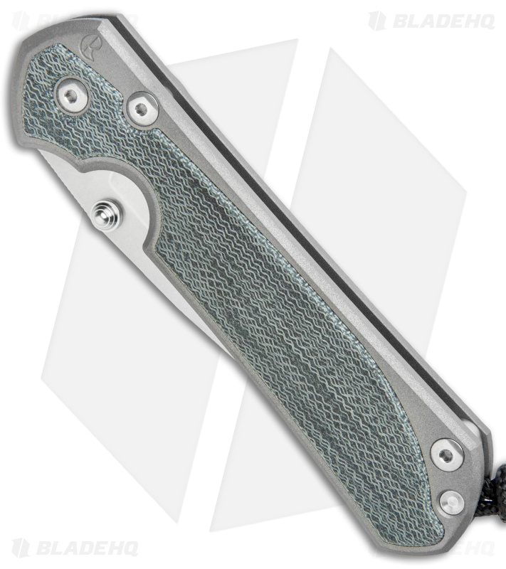 Chris Reeve Large Sebenza 31 Frame Lock Knife Black Micarta (3.625" Stonewash)