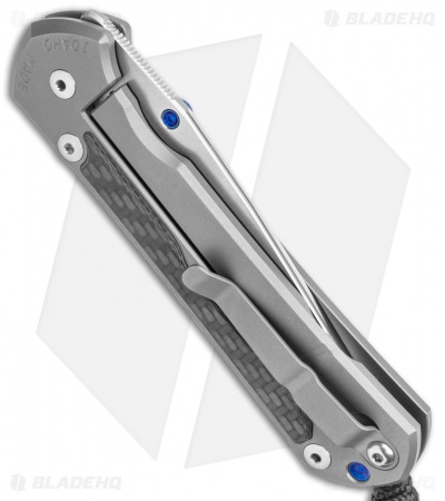 Chris Reeve Large Sebenza 31 Exclusive Knife Black Carbon Fiber (3.6" )