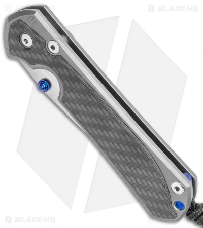 Chris Reeve Large Sebenza 31 Exclusive Knife Black Carbon Fiber (3.6" )