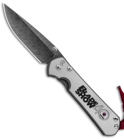 Chris Reeve Large Sebenza 31 Frame Lock Knife Blade Show 40th Anniversary Ruby