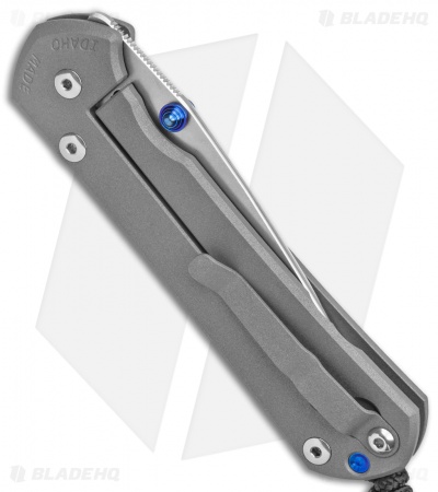 Chris Reeve Large Sebenza 31 Frame Lock Knife Titanium (3.625" SW Double Lug)