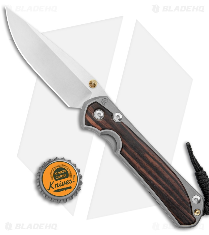Chris Reeve Large Sebenza 31 - Manual Folding Knife | Macassar Ebony