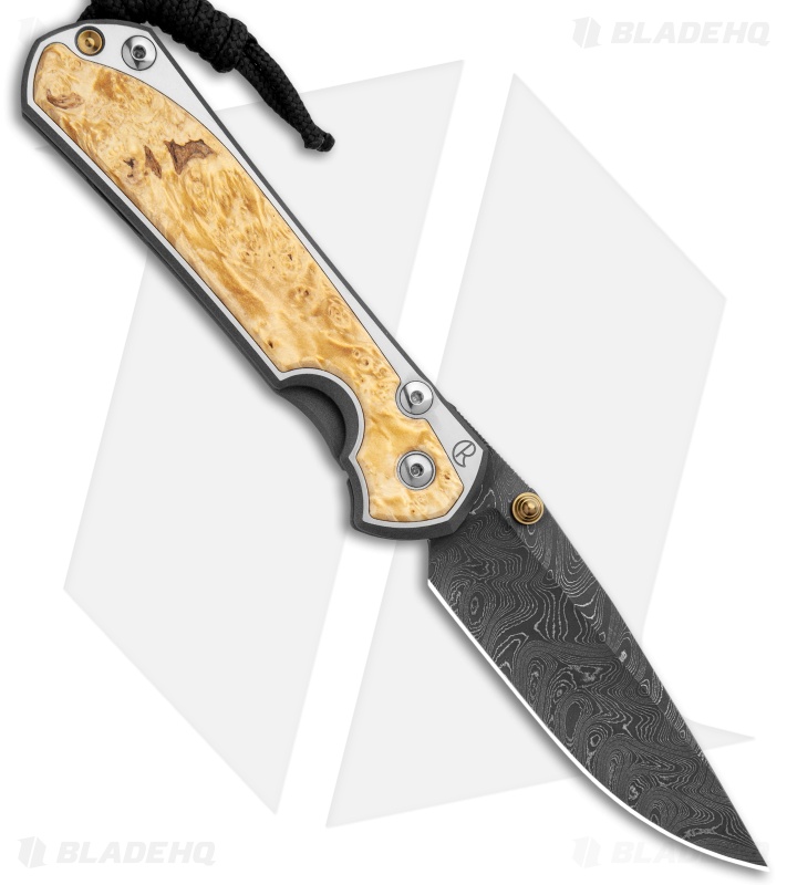 Chris Reeve Large Sebenza 31 Manual Folding Knife | Damascus| Blade HQ