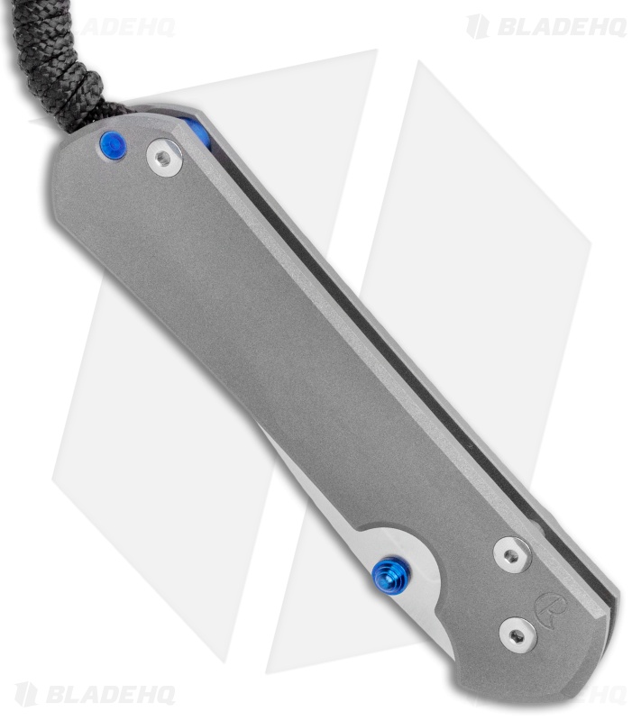 Chris Reeve Left-Hand Large Sebenza 31 Frame Lock Knife Ti (3.625" Stonewash)