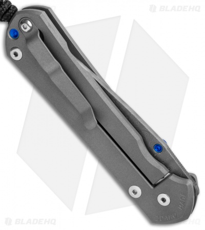 Chris Reeve Left-Hand Large Sebenza 31 Knife Ti (3.6" Ladder Damascus)