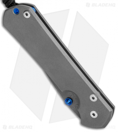 Chris Reeve Left-Hand Large Sebenza 31 Knife Ti (3.6" Ladder Damascus)
