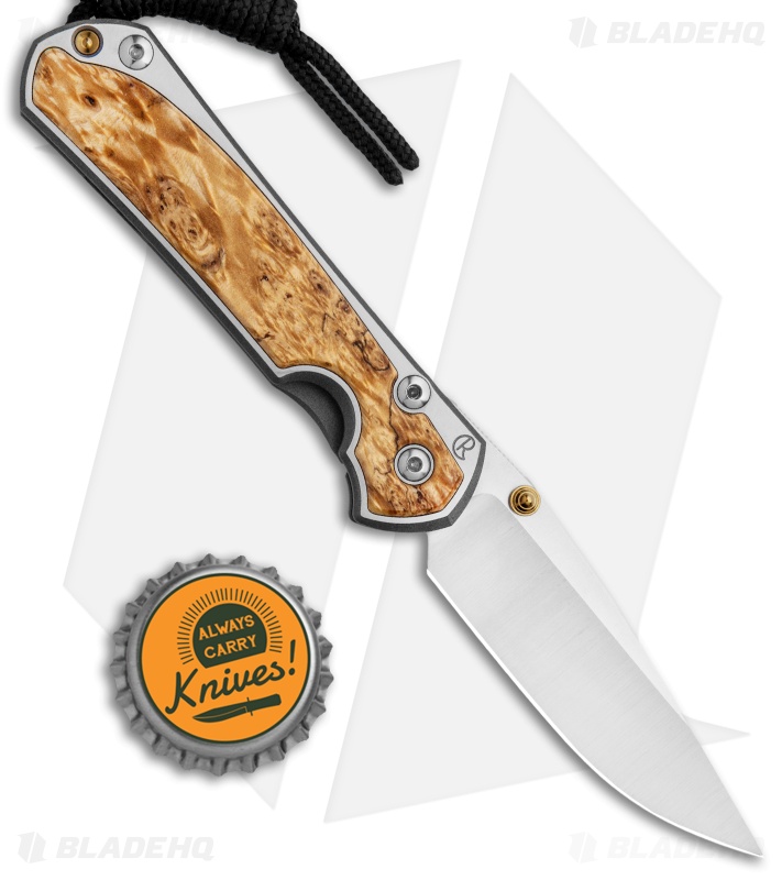 Chris Reeve Small Sebenza 31 - Left Hand Folding Knife | Box Elder