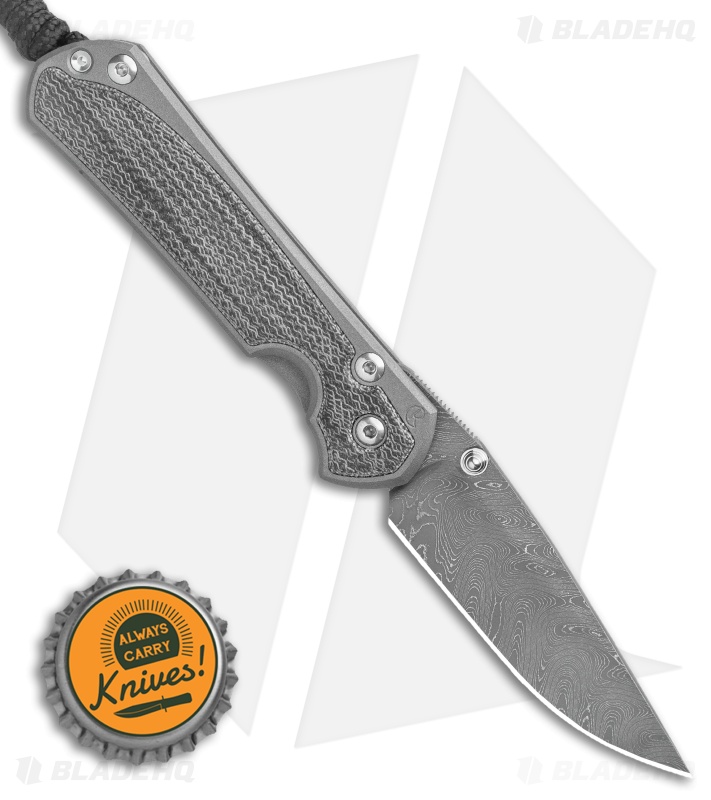 Chris Reeve Left-Hand Small Sebenza 31 Knife Black Micarta (2.94" Boomerang Dam)