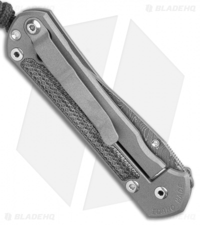 Chris Reeve Left-Hand Small Sebenza 31 Knife Black Micarta (2.94" Boomerang Dam)
