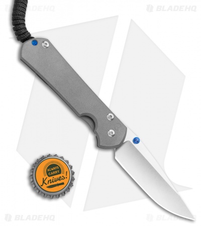 Chris Reeve Left-Hand Small Sebenza 31 Knife Titanium (2.94" Stonewash)
