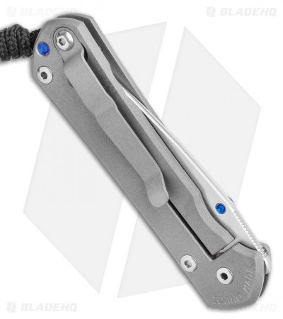 Chris Reeve Left-Hand Small Sebenza 31 Knife Titanium (2.94" Stonewash)
