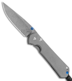 Chris Reeve Small Sebenza 31 Knife Titanium (2.94" Boomerang Damascus)