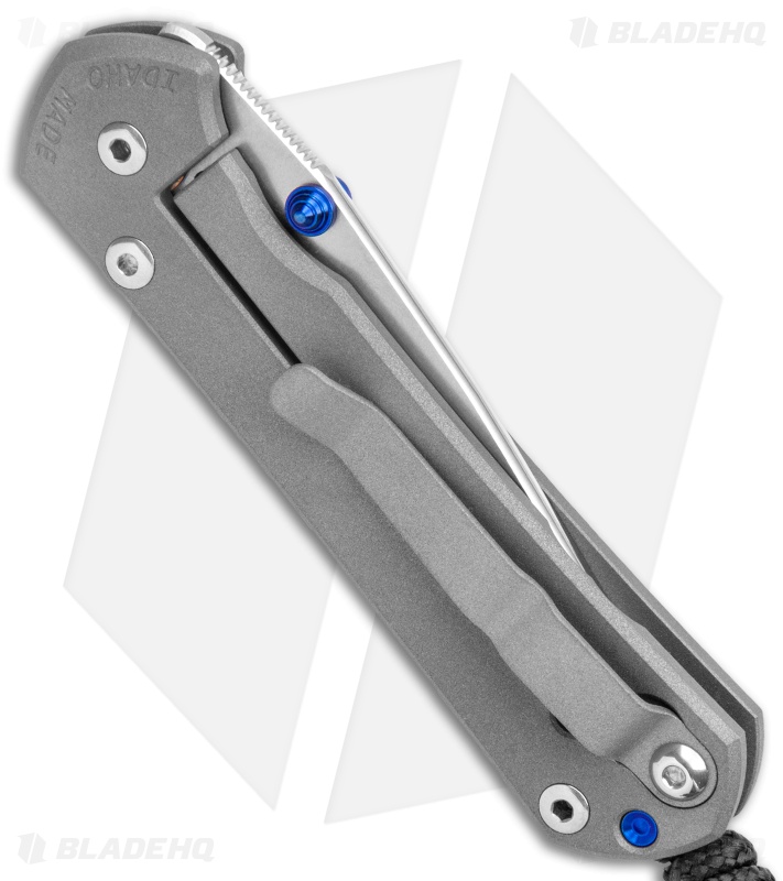 Chris Reeve Small Sebenza 31 Knife Ti/Double Thumb Lug (2.94" Stonewash)