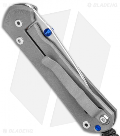 Chris Reeve Small Sebenza 31 Knife Ti/Double Thumb Lug (2.94" Stonewash)