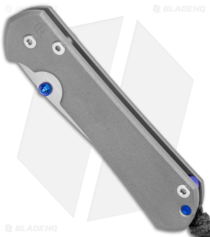 Chris Reeve Small Sebenza 31 Knife Ti/Double Thumb Lug (2.94" Stonewash)