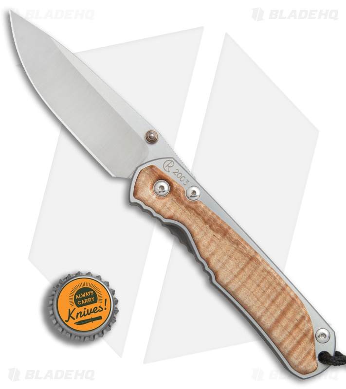 Chris Reeve L21 Annual 2003 Knife Curly Maple (3.625