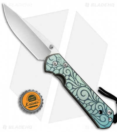 Chris Reeve Large Sebenza 21 Knife CGG Paisley (3.625" Stonewash)