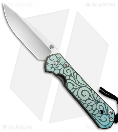 Chris Reeve Large Sebenza 21 Knife CGG Paisley (3.625" Stonewash)