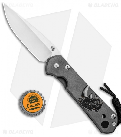 Chris Reeve Large Sebenza 21 Knife CGG Rhino (3.625" Stonewash)