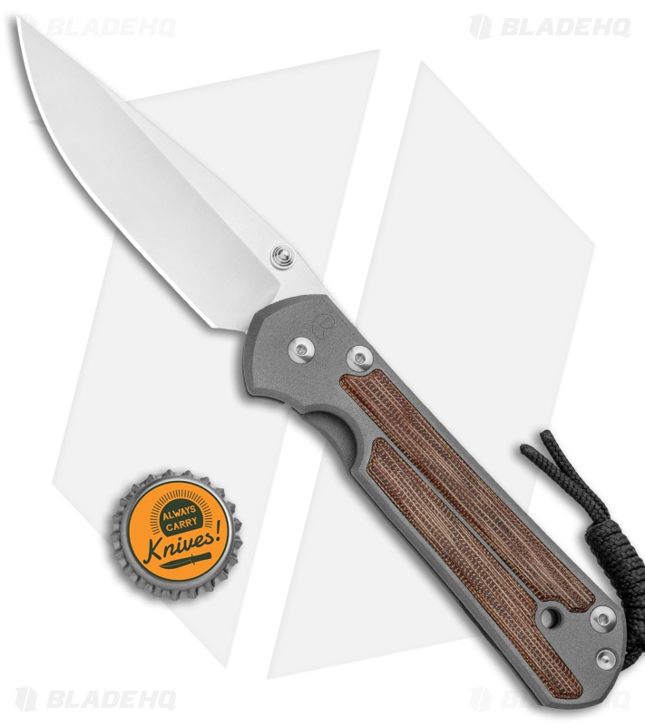 スナフキン堂【希少カッタウェイ】MONTANO リペア・メンテ済　JV Chris Reeve | Large Sebenza 21 Natural Micarta Inlays - Blade HQ