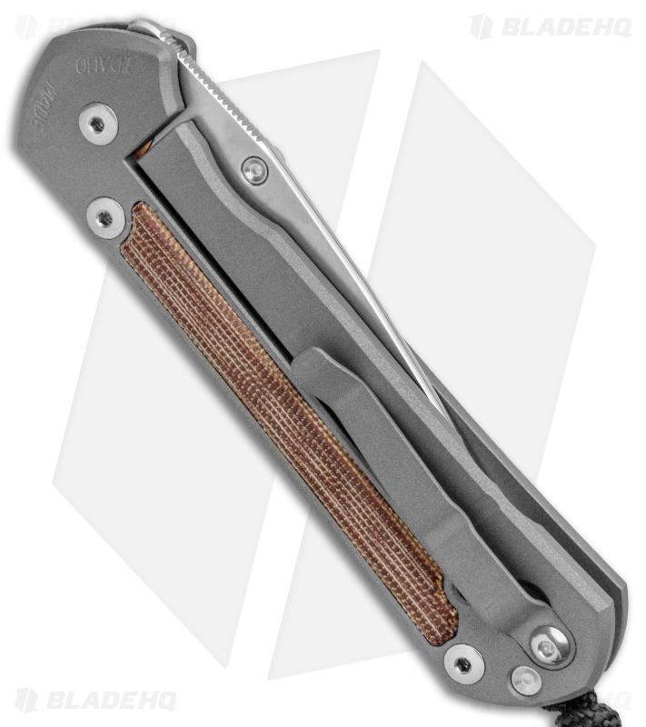 Chris Reeve | Large Sebenza 21 Natural Micarta Inlays - Blade HQ