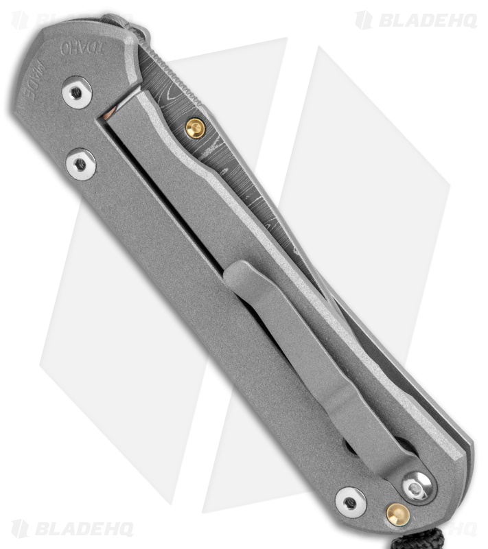 Chris Reeve Large Sebenza 21 Knife Unique Graphic W/Cabochon