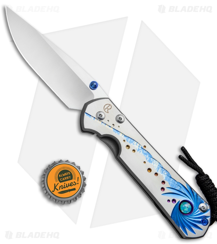 Chris Reeve Large Sebenza 21 | Unique Graphic Opal Mosaic - Blade HQ